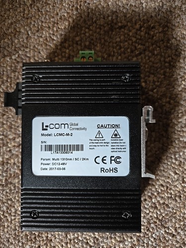 Lcmc-m-2 Fiber Network Switch L-COM - Picture 1 of 2