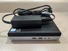 HP ProDesk 400 G4 Mini PC i5-8500T 8GB RAM 128GB SSD Win 11 Pro AC Adapter