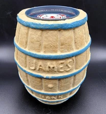 VTG 1940s Papier-mâché Tin Clown Face Bank James Salt Water Taffy Atlantic City