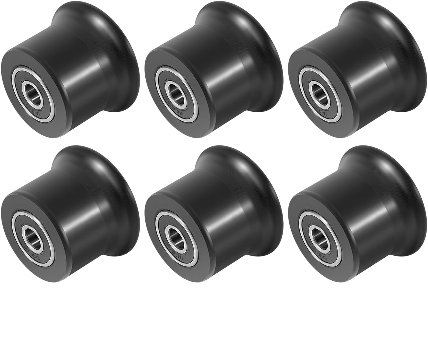 6-Pack Sliding Seat Bracket Rollers Kit fits for Bowflex Home Gym Classic,Elite