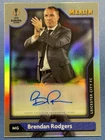 2021-22 Merlin UEFA Champions League #A-RO Brendan Rodgers Auto Leicester City