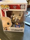 WWE FUNKO POP! VINYL #55 KURT ANGLE AUTOGRAPHED OLYMPIAN WWE HOF JSA AUTHENTIC
