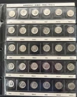 1946-1964 COMPLETE 48 BU SILVER ROOSEVELT DIMES  & 36 BU 1965 - 1978S CLAD DIMES