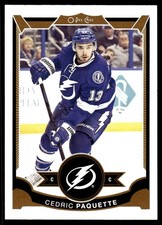 2015-16 O-Pee-Chee #376 Cedric Paquette Tampa Bay Lightning Hockey Card