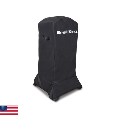 Broil King 67240 Vertical Cabinet Smoker Cover, Water Resistant, Black