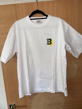 Ben Davis White T-Shirt L Patch Design Japan