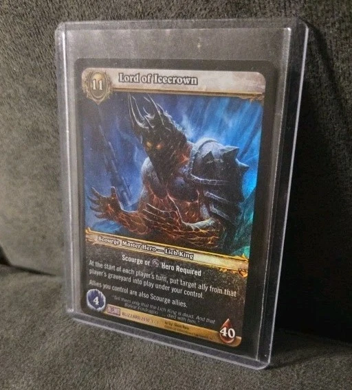 World of Warcraft TCG Rare Individual Collectible Card Game Cards for sale 