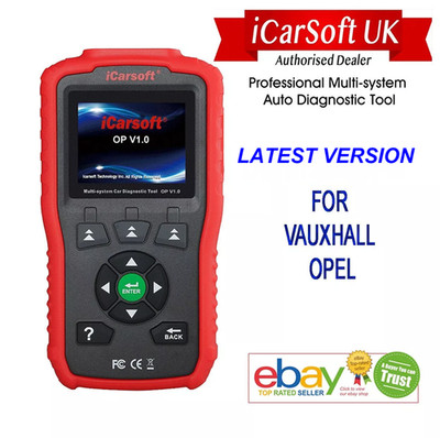 iCarsoft OP V1- FOR VAUXHALL OPEL PROFESSIONAL MULTI SYSTEM DIAGNOSTIC SCAN TOOL