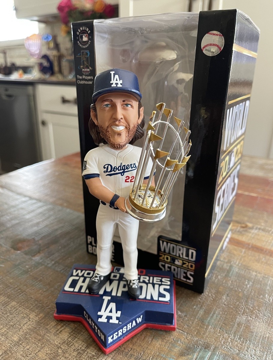 CLAYTON KERSHAW Los Angeles LA Dodgers 2020 World Series Trophy