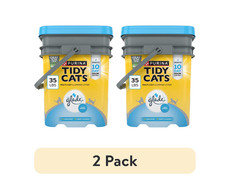  2 pack Purina Tidy Cats With Glade Clear Springs Scented, Odor Control, 35 LBS