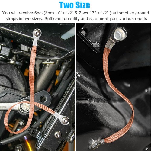 Cable Engine Ground Strap Engine Excellent Frame Ground Reliable Vehicles - Picture 4 of 12
