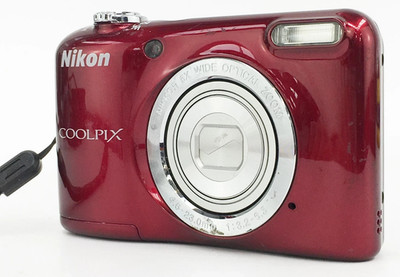 Nikon Coolpix L29 16.1 MegaPixel Digital Camera - 720p HD Video recording - Red