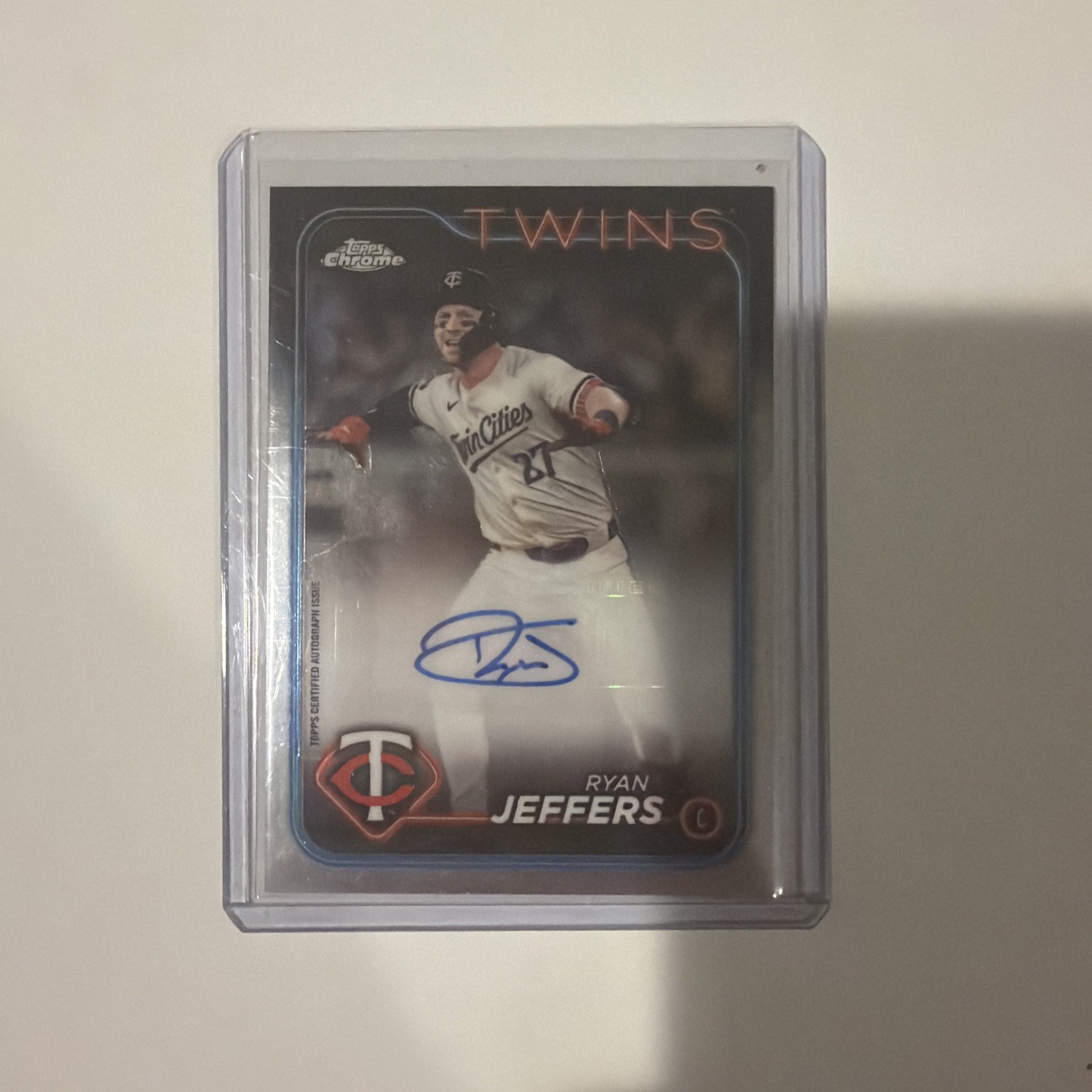 RYAN JEFFERS Auto 2024 Topps Chrome AC-RJ Minnesota Twins