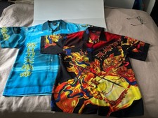 2 Vintage Canopy 90 s Asian Anime Samurai War...