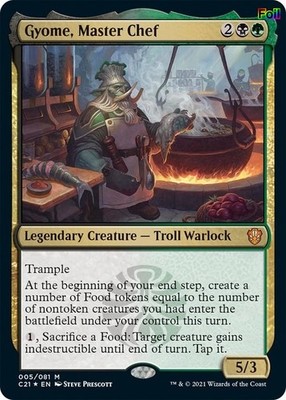 Foil Gyome, Master Chef - 5 - MP - Commander 2021