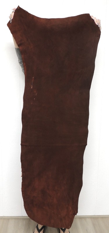 4-5 oz. WHISKEY BUFFALO BISON Leather Hide for Native Crafts Moccasins Pouches