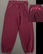 PINK by Victorias Secret Jogger Sweatpants Womens Medium Purple Y2K Style Pocket
