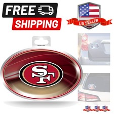 NFL Unisex Metallic Team Logo Sticker