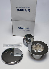 Moen T90331 Tub  Shower Drain Covers Push-N-Lock Trim Kit in Chrome Finish