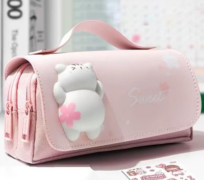 Große Kapazität Federmäppchen Tasche Federmappe Schüleretui Bleistift Bag Neu DE