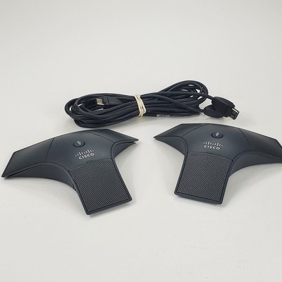 Pair of Cisco CP 7937 MIC KIT External Microphones   Cisco 7937G Accessory