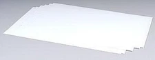 Plastruct 91101 7" x .010" x 12" Styrene Plastic Sheet (Pack of 8)