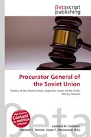 Lambert M. Surhone (U. A.) | Procurator General Of The Soviet Union | Buch