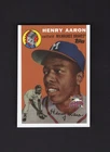 HANK AARON, Braves NEVER DISTRIBUTED 1954 Topps/rookie ~ 2000 All-Star FANFEST
