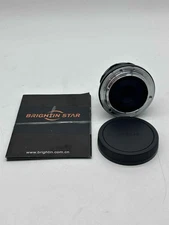 Brightin Star 35mm F1.7 APS-C Manual Focus Lens for Canon EF-M Mount M50