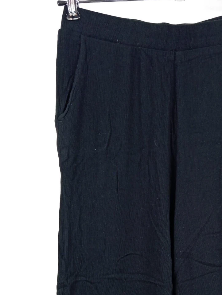 ICHI Pantalón pirata Mujeres Pantalón Talla EU 40 negro look casual - Imagen 3 de 4