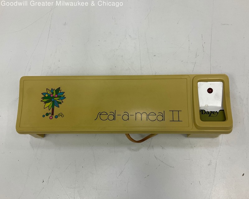 Vintage Dazey Seal-a-Meal II Beige Electric Vacuum Food Sealer Parts & Repair