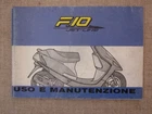Malaguti F10 Jet Line Original Italian Use and Maintenance Manual
