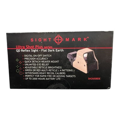 Sight Mark Ultra Shot Series QD Reflex Sight Holographic Green/Red Multi-Reticle