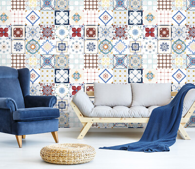 3D Flower Brick ZHU4480 Wallpaper Wall Mural Removable Self-adhesive Zoe