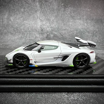 Frontiart 1/64 Koenigsegg JESKO metallic white resin car model