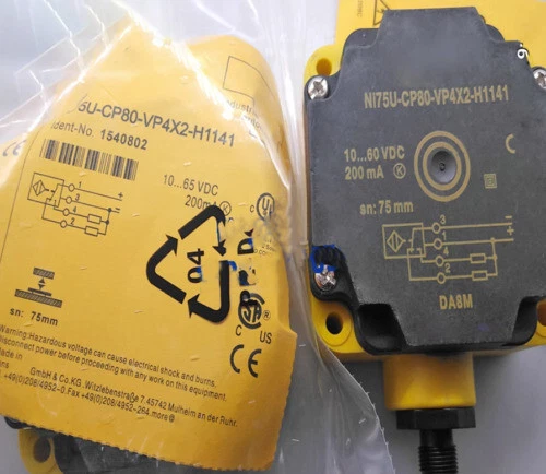 Turck NI75U-CP80-VP4X2 Induktiver Sensor Neu Kostenloser Versand #G - Bild 2 von 2