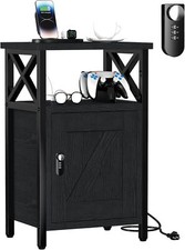 Nightstand with drawers with 3 USB and 2 sockets Nightstand with locks