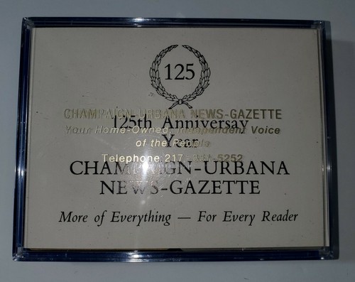 125 Year Playing Cards 2 Sealed Decks IL News Gazette Newspaper 
