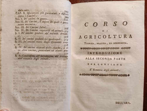 W1276-AGRICOLTURA: ROZIER, IL VOLUME DEL 1785 SUGLI ARATRI CON LE 3 BELLE TAVOLE - Foto 5 di 10