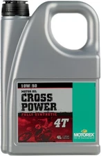 MOTOREX CROSS POWER 4T 10W50, 4 LITER 305692 Fully synthetic 4T racing oil