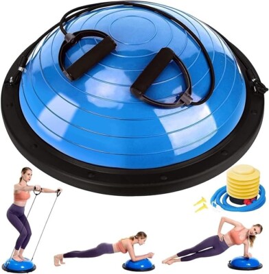 Entrenador de media pelota de equilibrio media pelota de ejercicios de yoga.2025