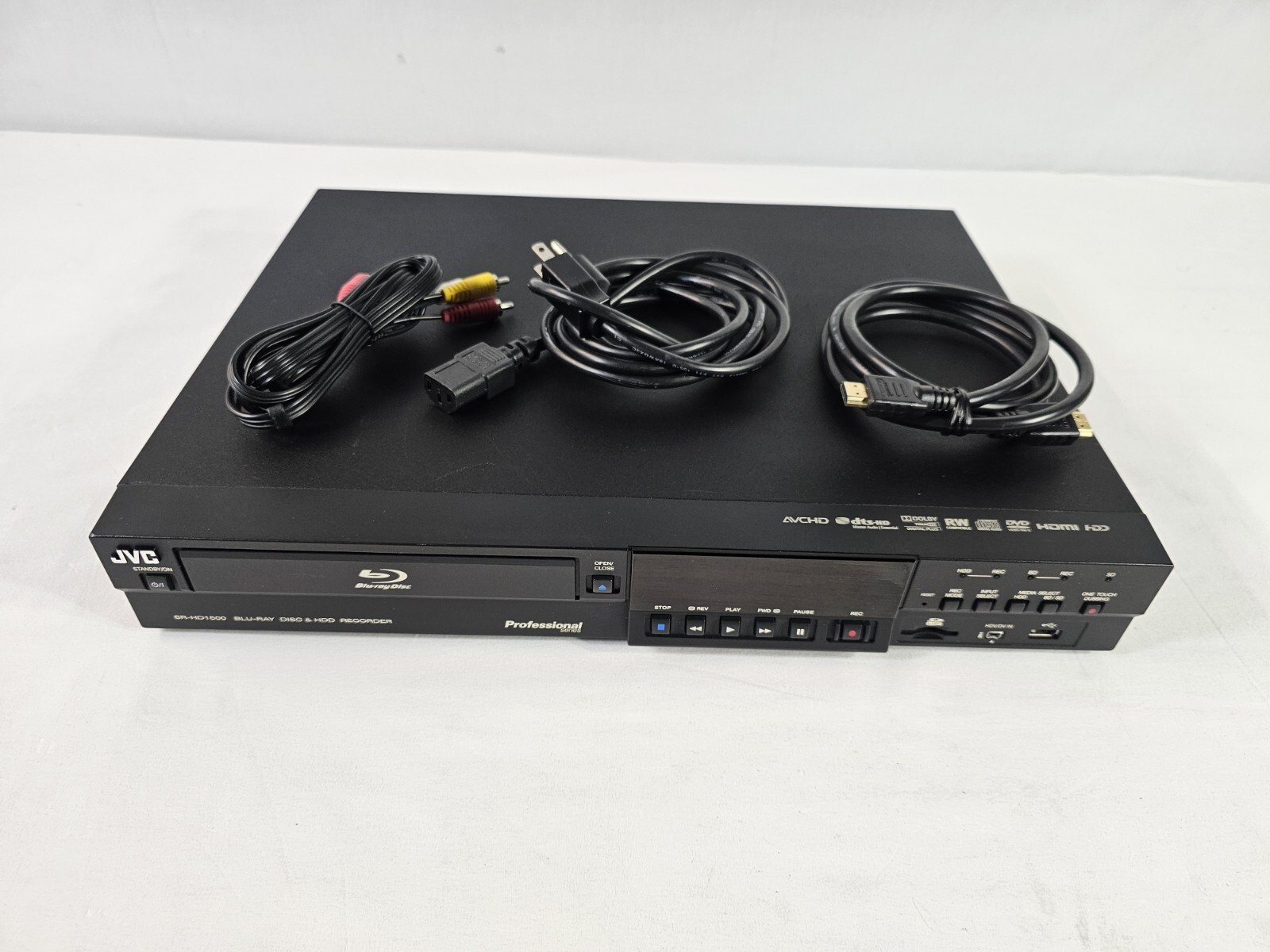 JVC SRHD1250US Professional Series Bluray Disc & HDD Recorder eBay
