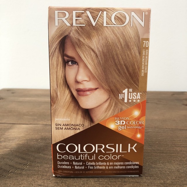 Revlon ColorSilk 75 Warm Golden Blonde 3D Gel Hair Dye Ammonia Free