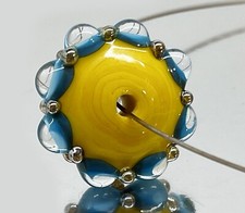 Handmade Lampwork Glass Beads From Murano OOAK Tamara Yarilo Brand 1 Pcs