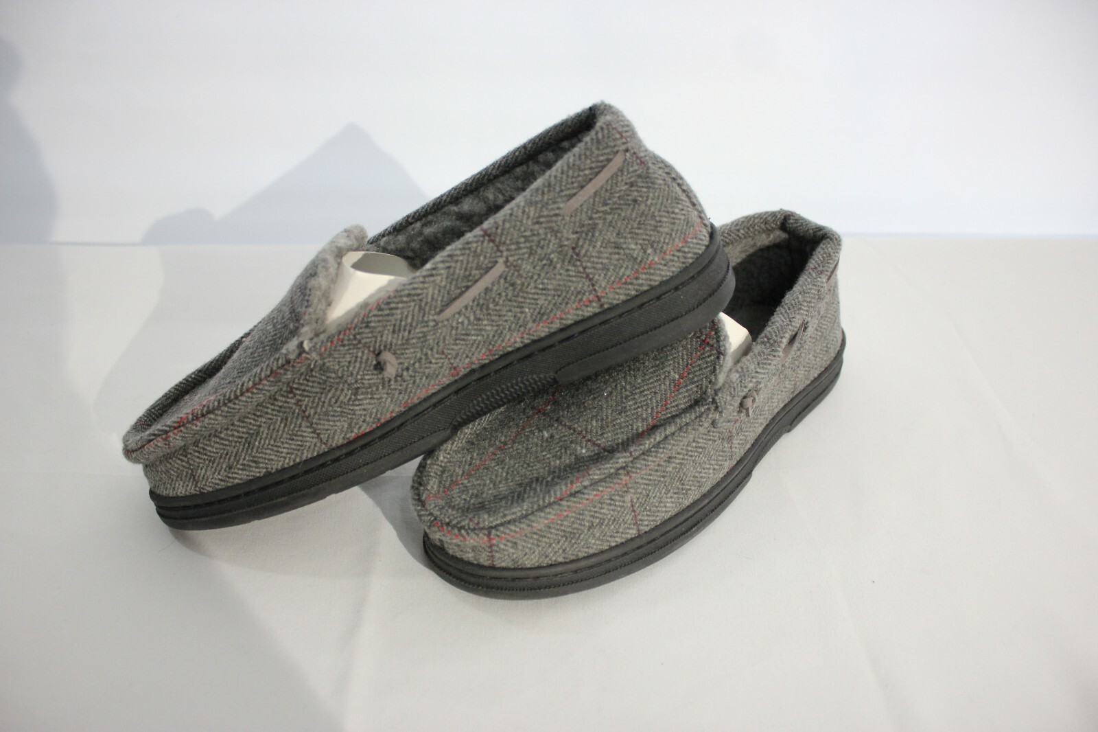 PANTOFOLA D’ORO Pantofole Uomo Punta Oro con Memory Foam Grigio Taglia S (7) Nuove