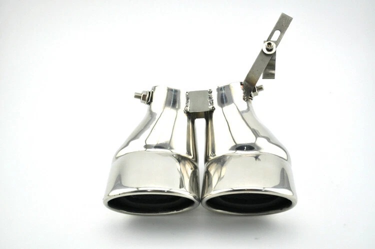 For Mercedes Benz W203 C240 C320 Exhaust Tips Stainless Steel Dual Muffler Pipe Foto 4 de 4