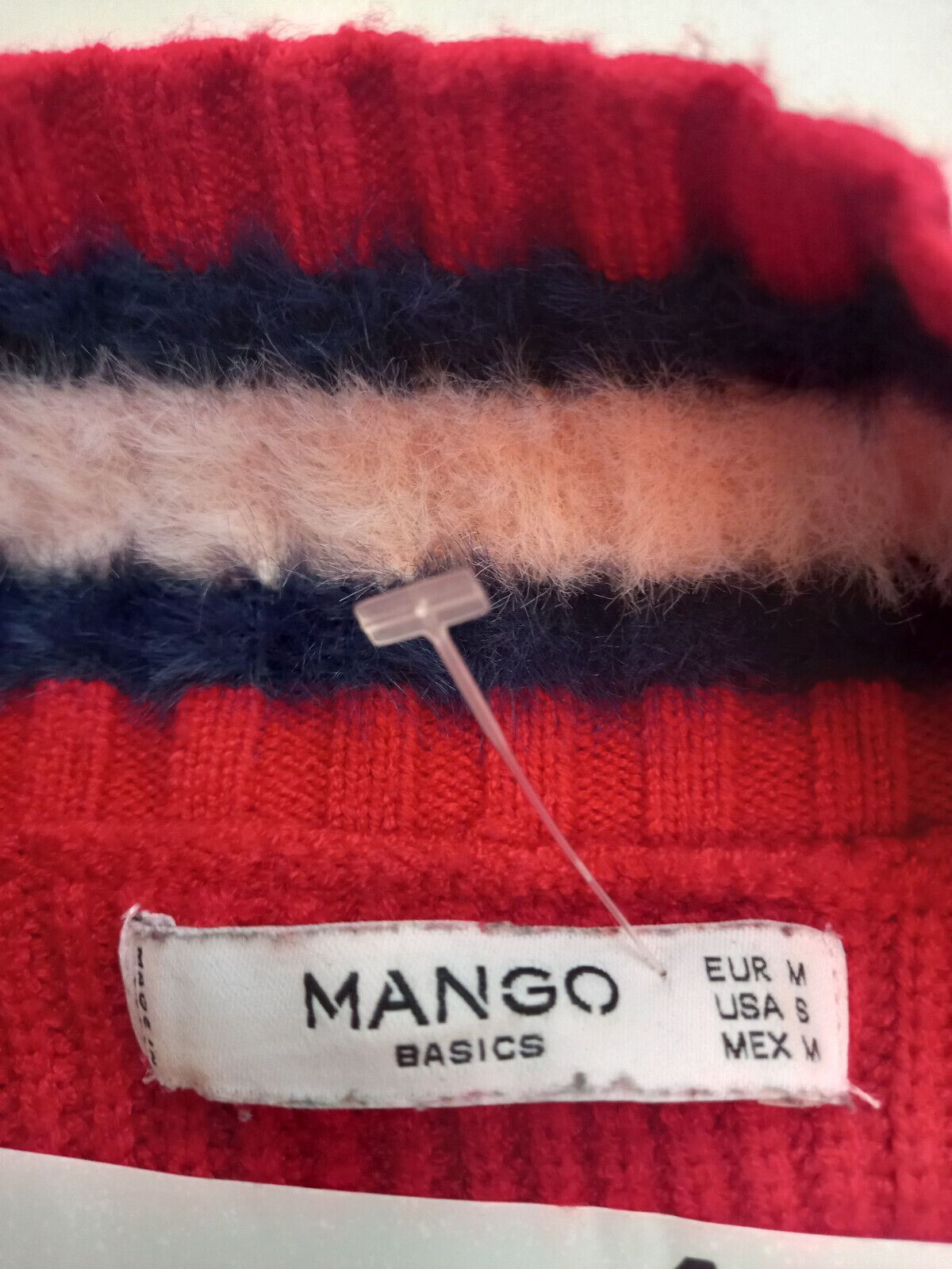 Mango Basics V Neck Jumper. UK women's size Medium thumbnail 5
