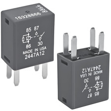 15328866 Automotive Relay Pack of 2 , 12VDC 20A 4 Terminal Multi-Use Relay 8385