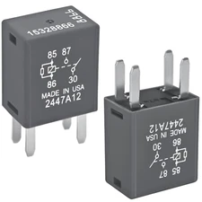 15328866 Automotive Relay (Pack of 2), 12VDC 20A 4 Terminal Multi-Use Relay 8385