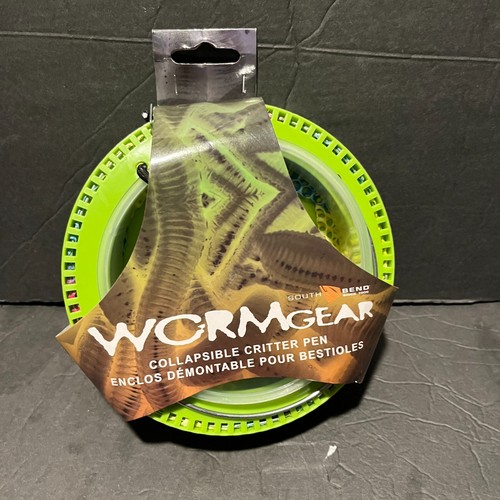 Worm Gear Collapsible Critter Pen Enclosure Fishing eBay